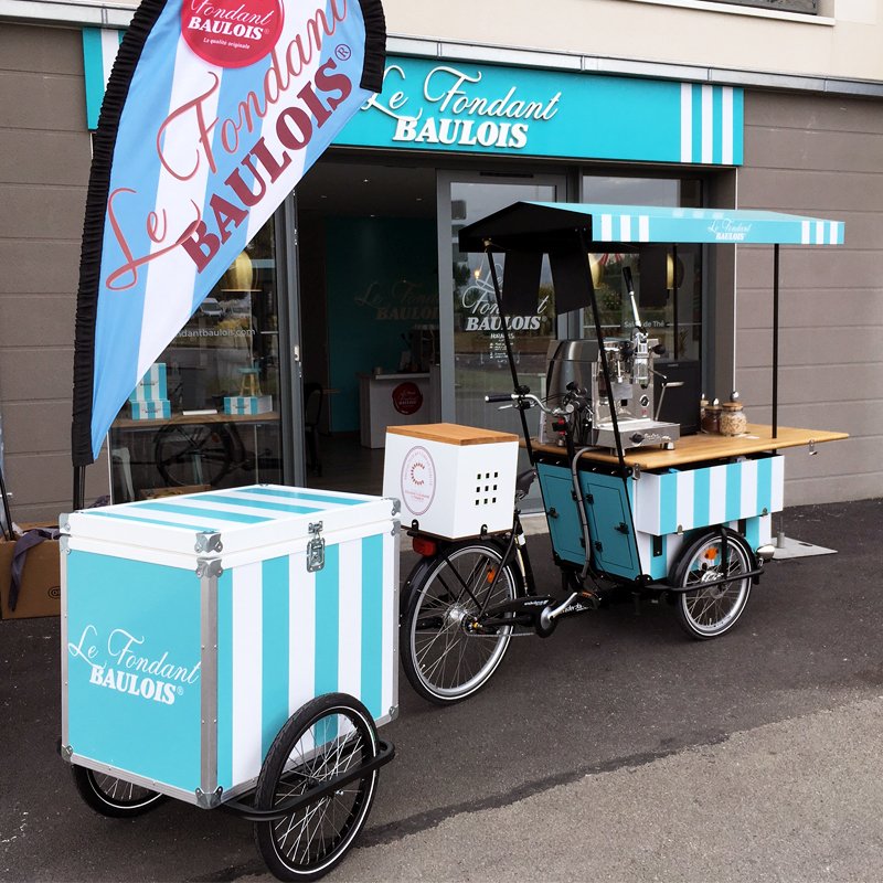 Le Fondant Baulois - Triporteur Café Amsterdam Air.